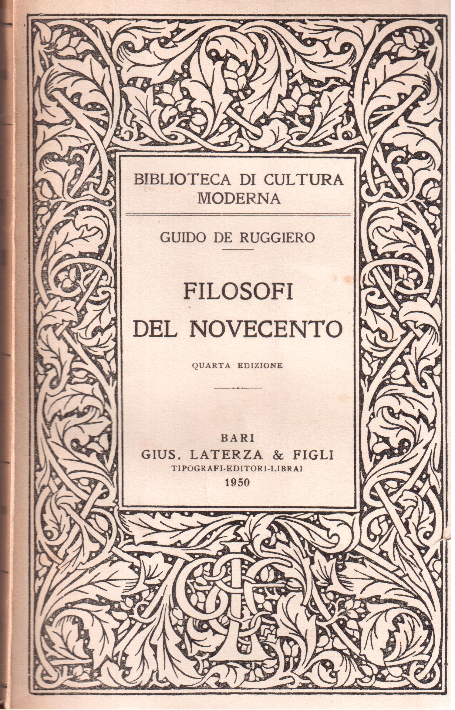 Filosofi del Novecento