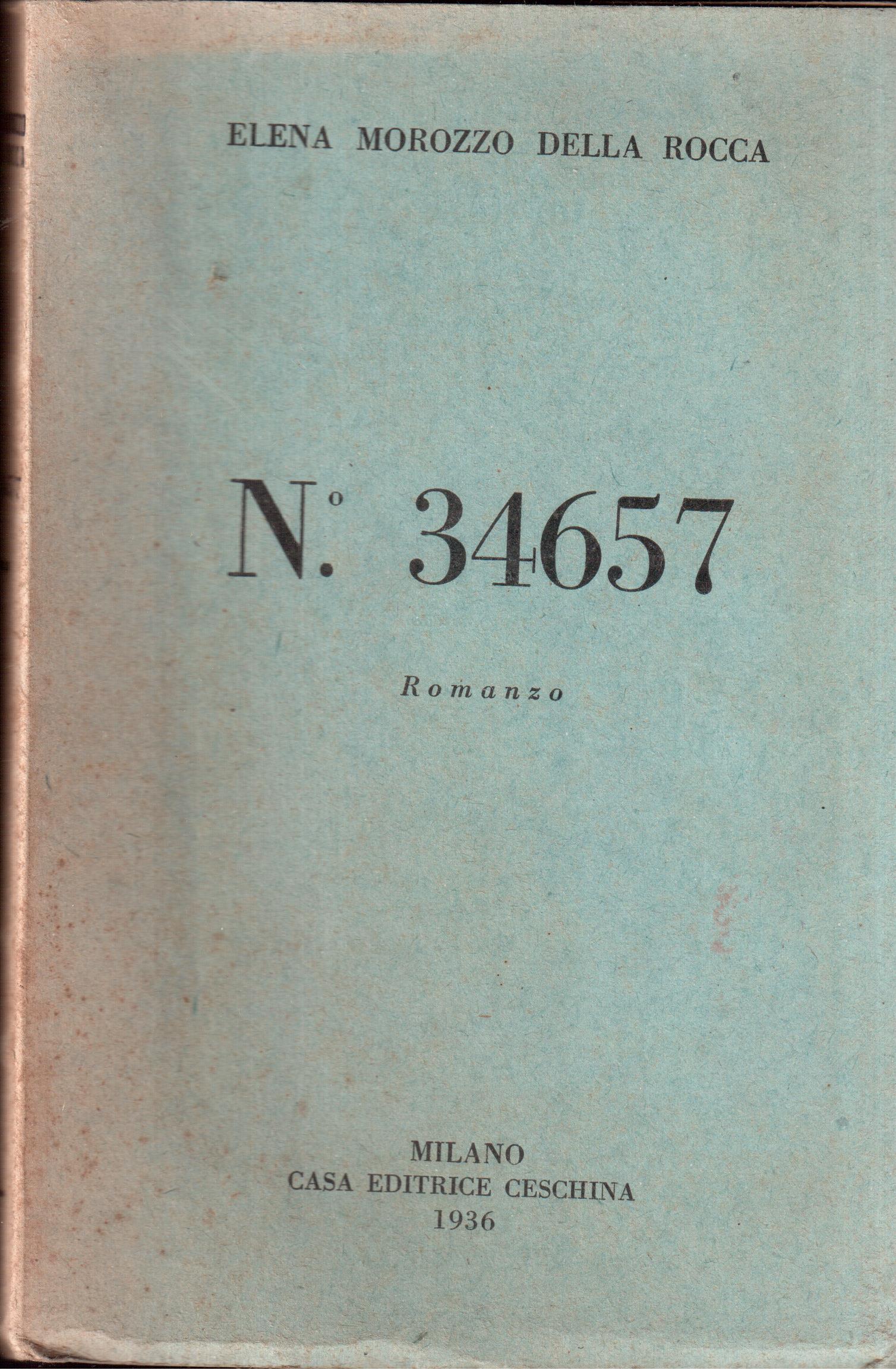 N° 34657 Romanzo