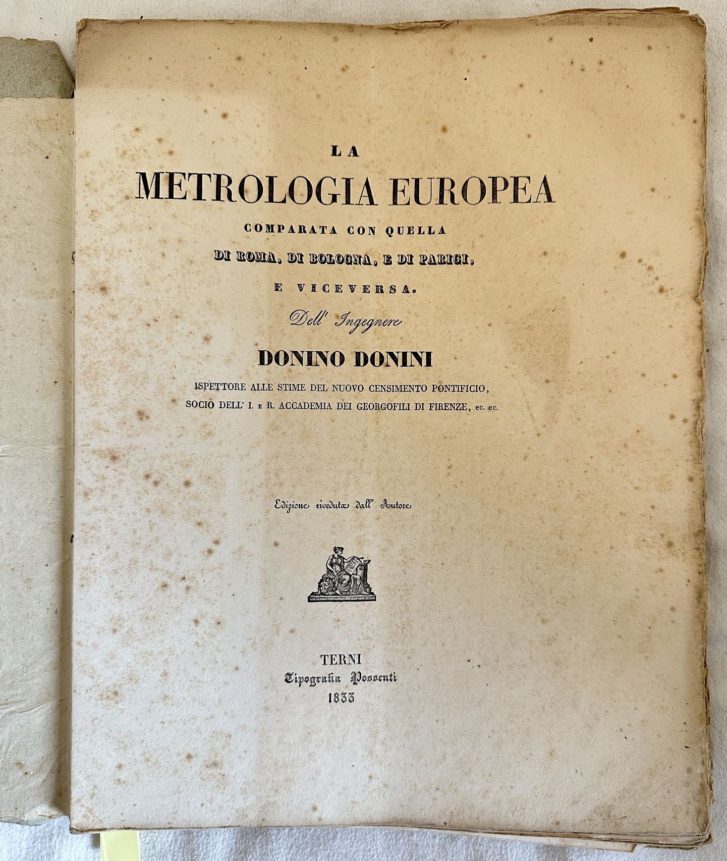 LA METROLOGIA EUROPEA COMPARATA CON QUELLA DI ROMA, DI BOLOGNA …