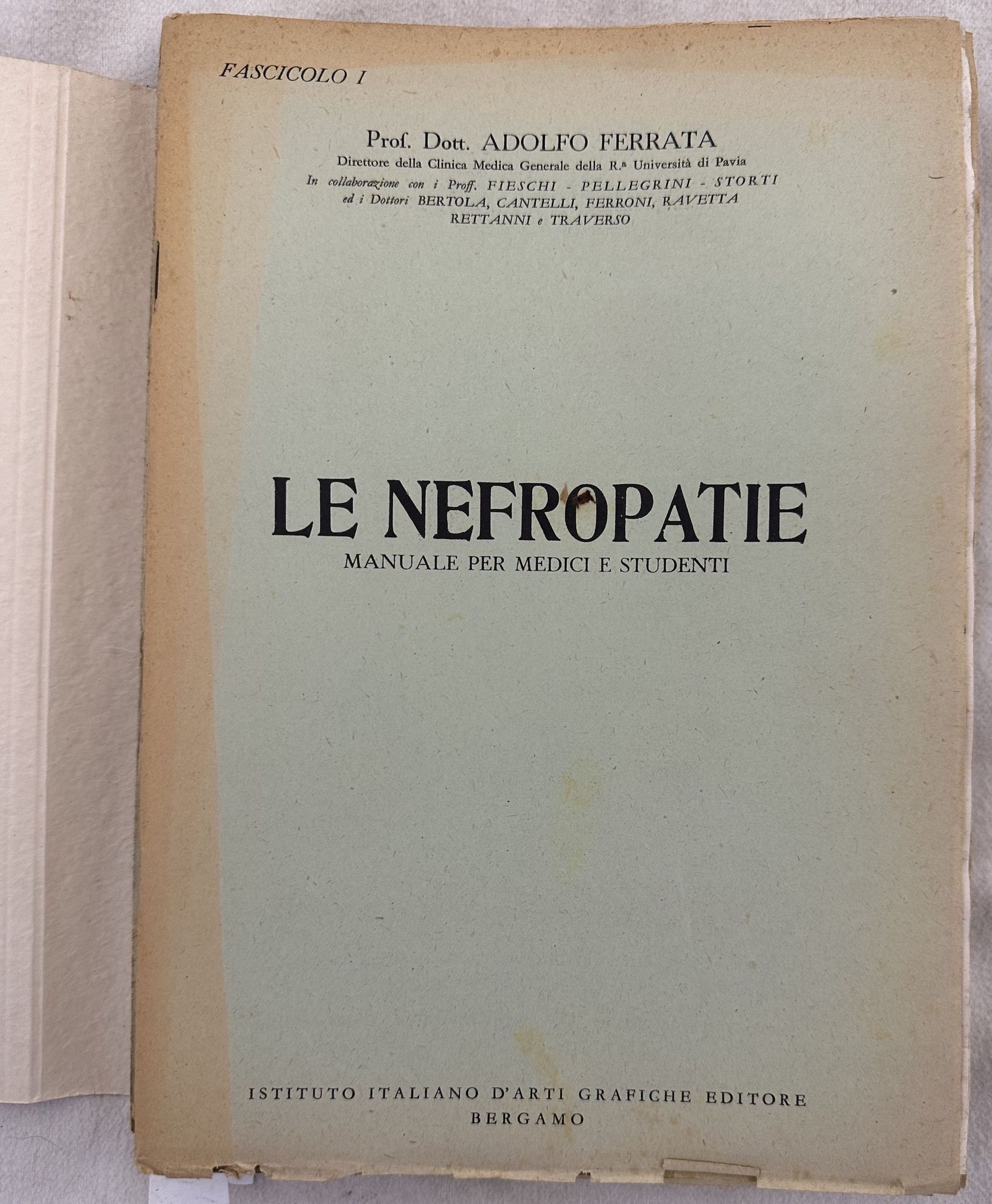 LE NEFROPATIE MANUALE PER MEDICI E STUDENTI