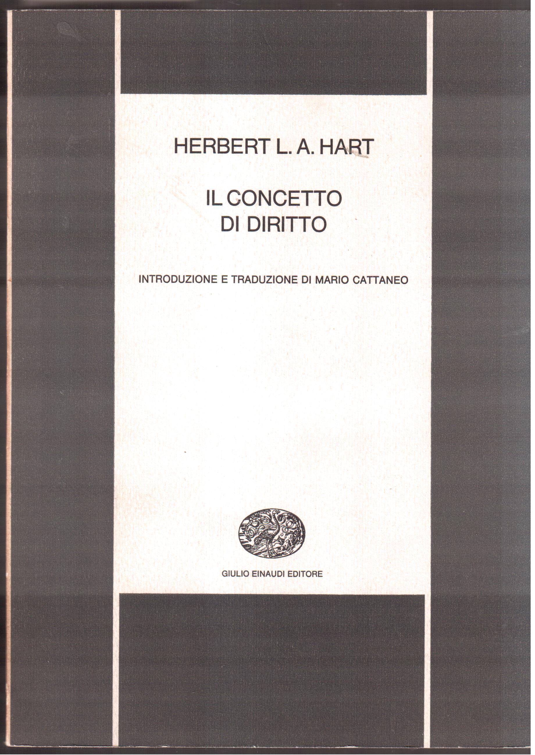 Il concetto di diritto introduzione e traduzione di Mario Cattaneo