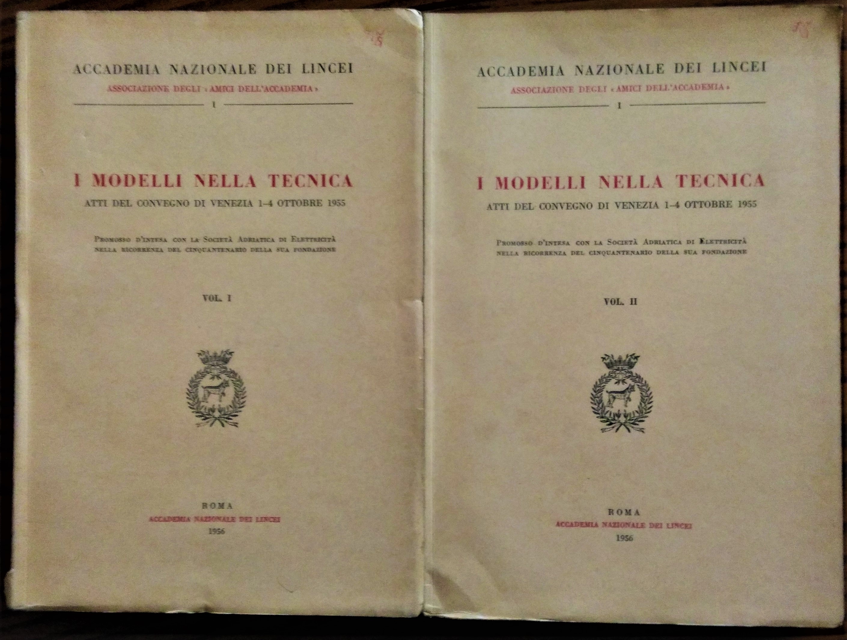 I modelli nella tecnica. Atti del Convegno di Venezia, 1-4 …