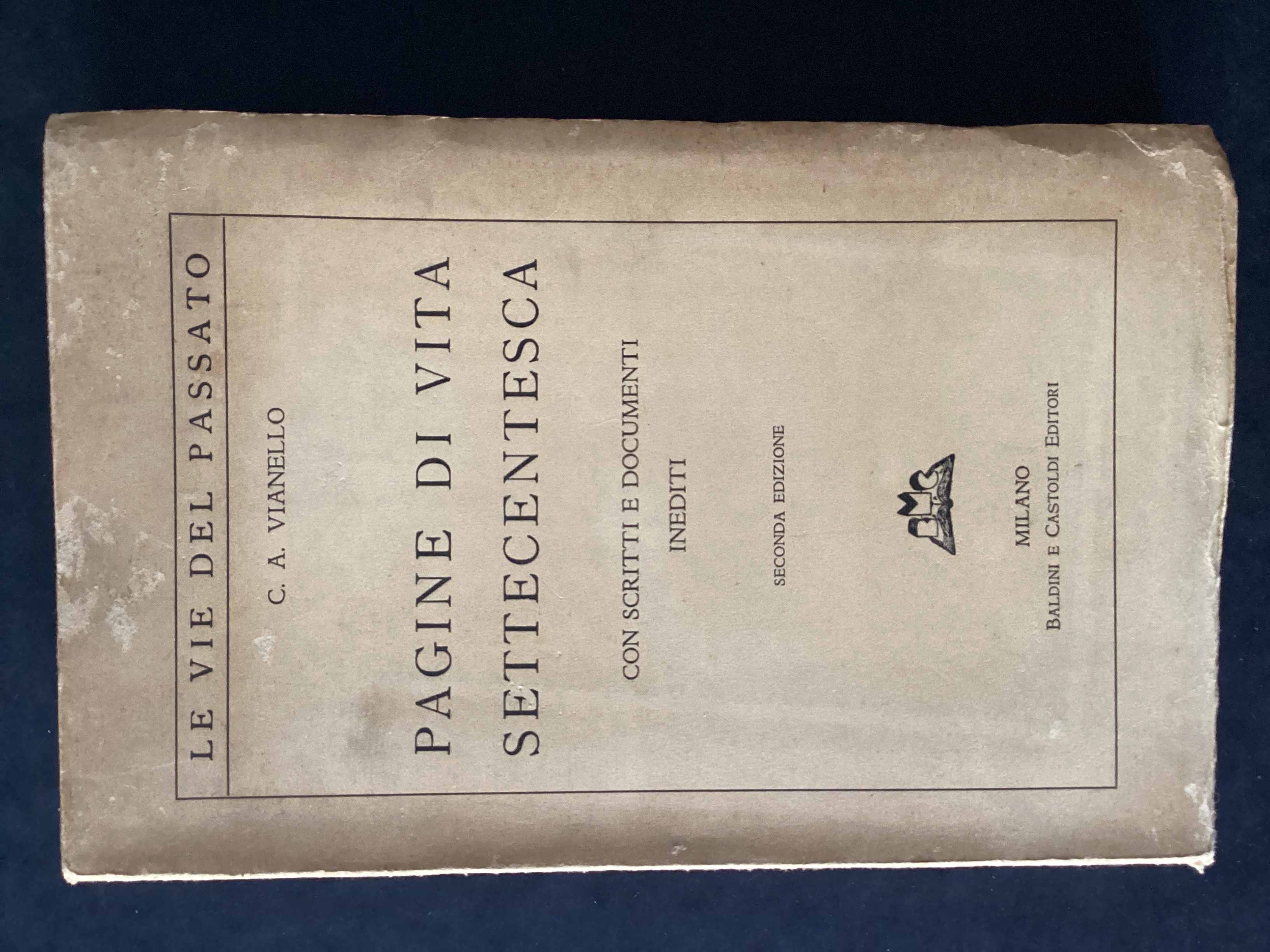 Pagine di vita settecentesca