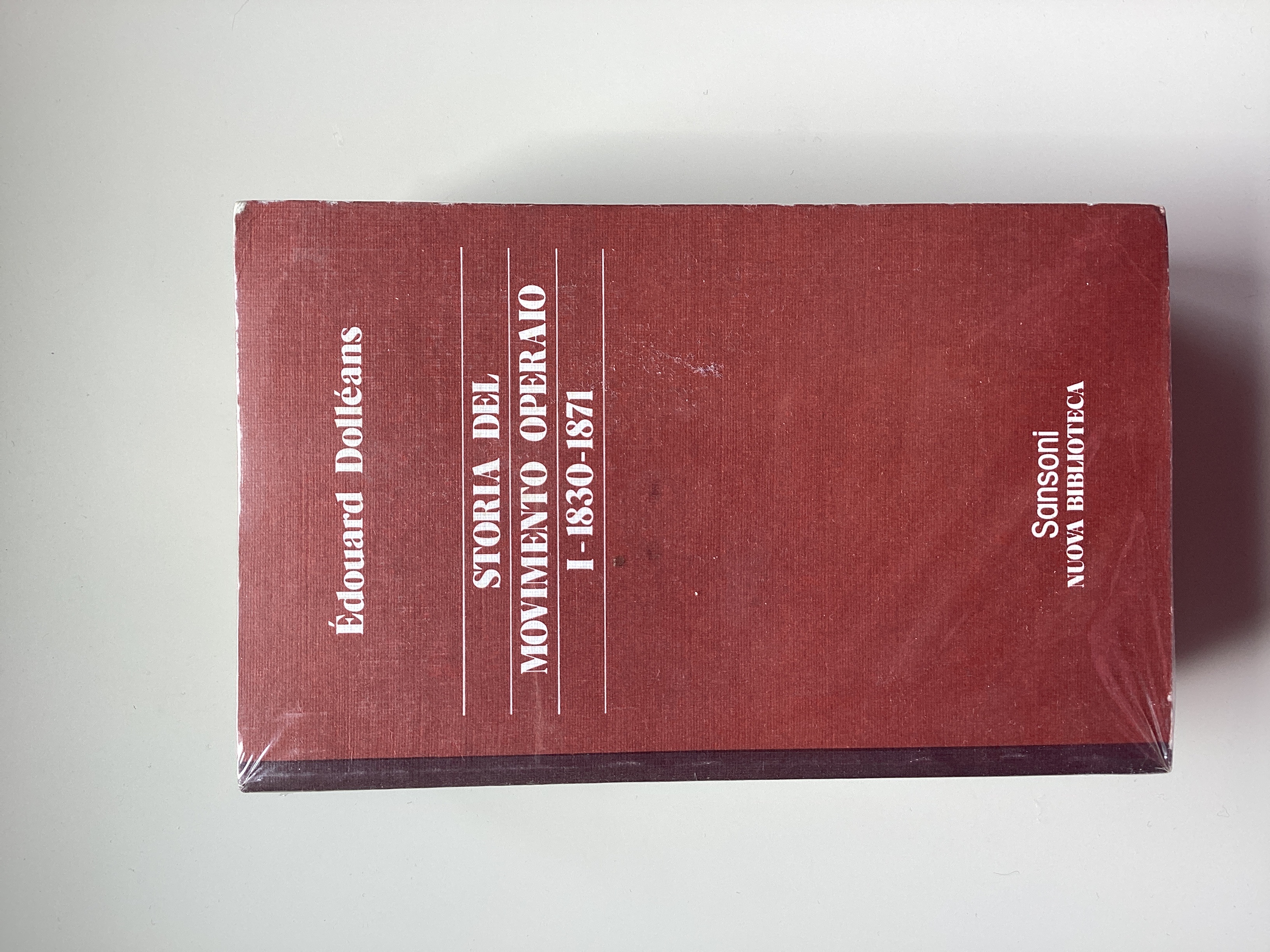 Storia del movimento operaio