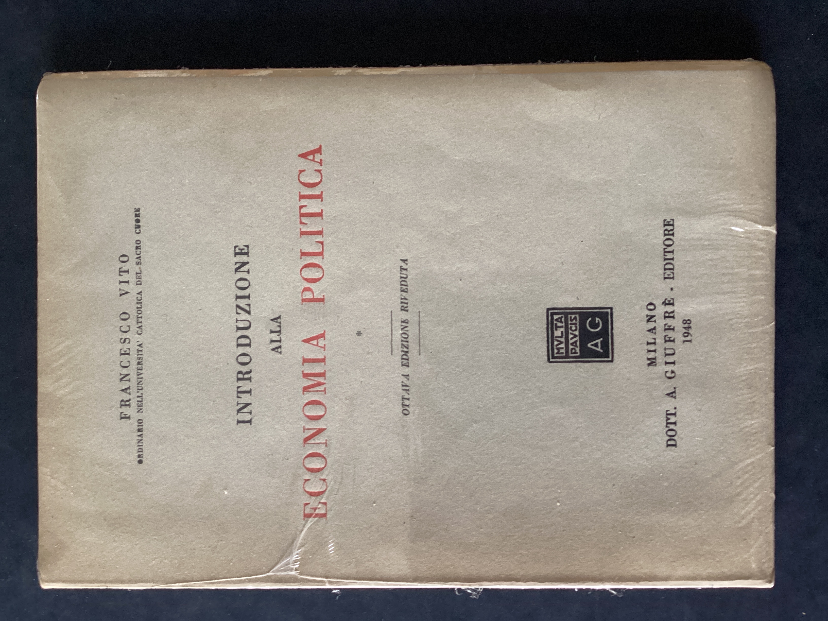 Introduzione alla economia politica