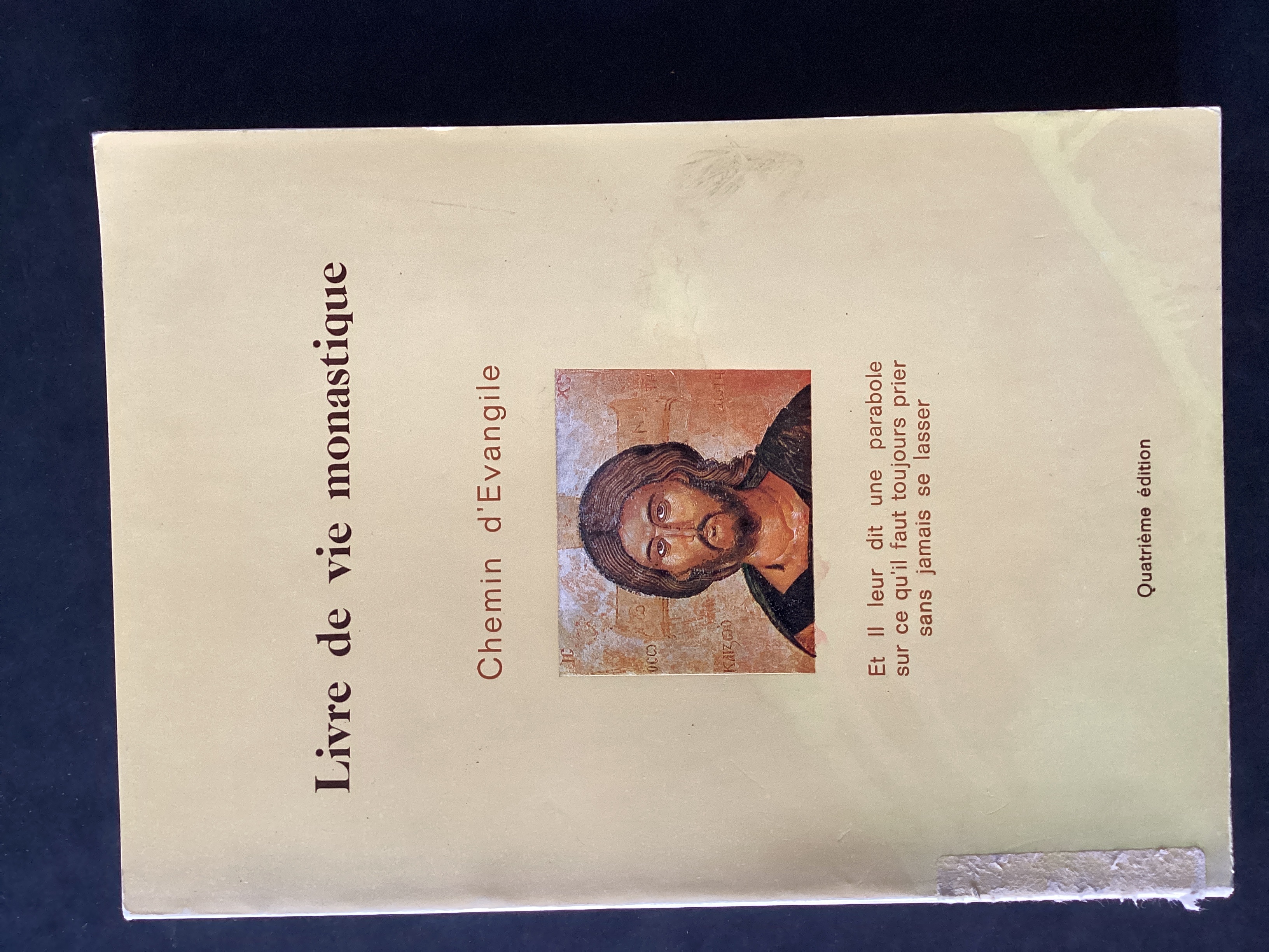 Livre de vie monastique. Chemin d'évangile