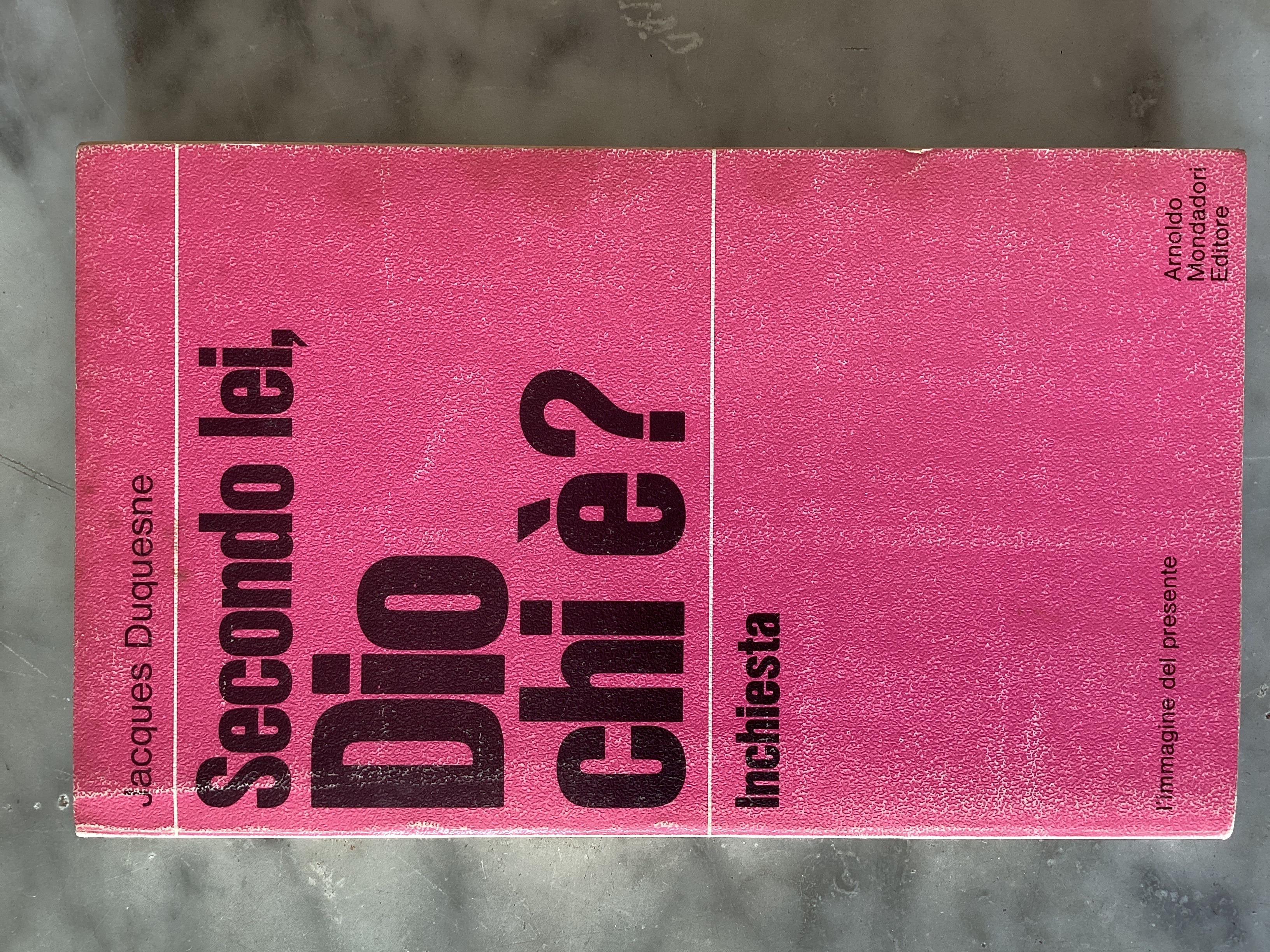 Secondo lei, Dio chi è?