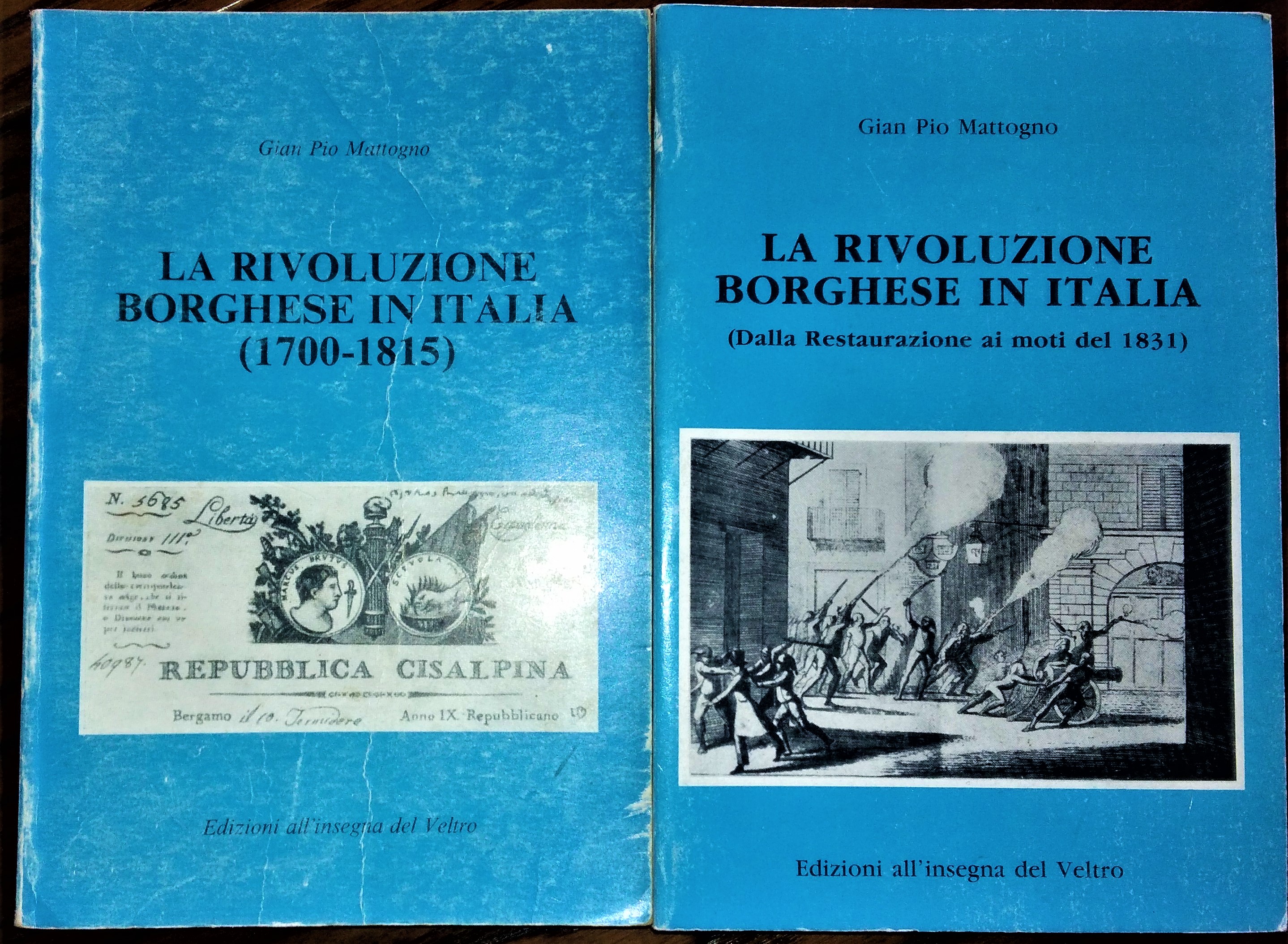 La rivoluzione borghese in Italia. I (1770-1815) - II (Dalla …