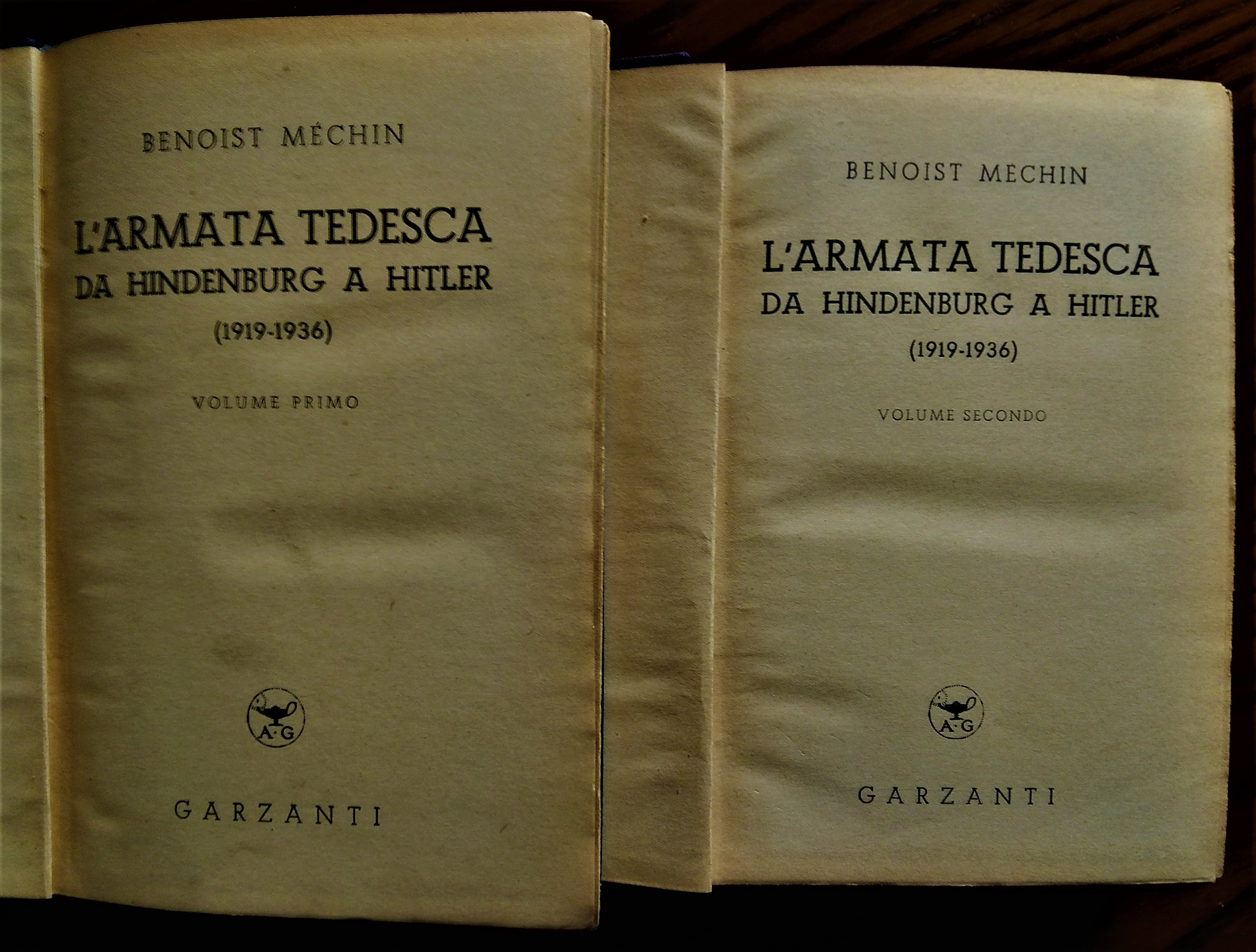 L'Armata Tedesca da Hindemburg a Hitler. (1919-1936).