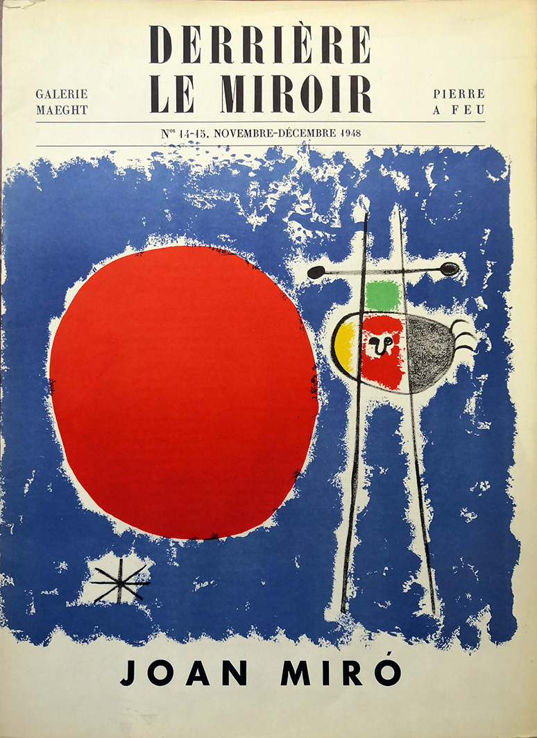 Derrière le Miroir n. 14/15. Novembre-Décembre 1948.