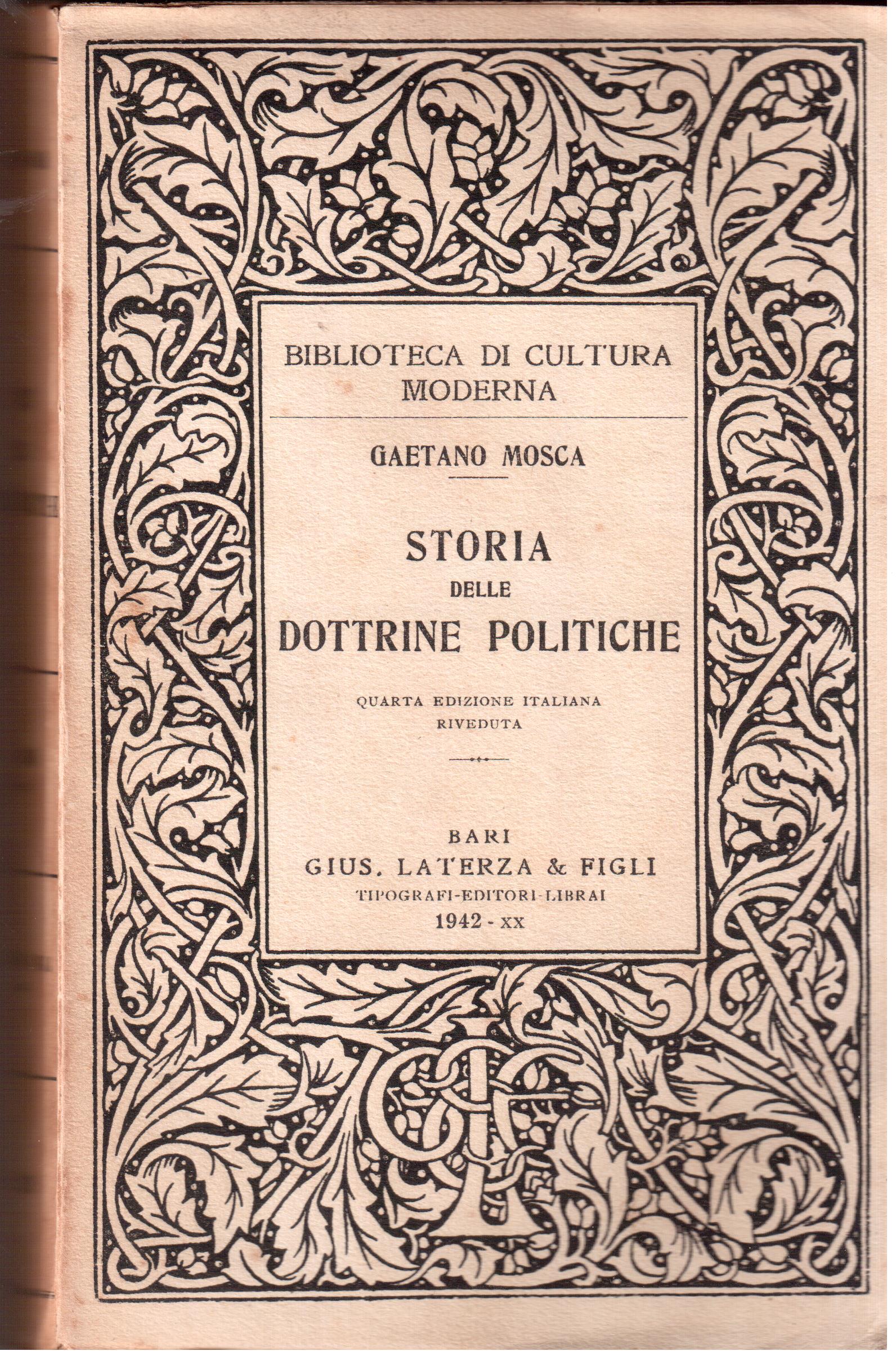 Storia delle dottrine politiche