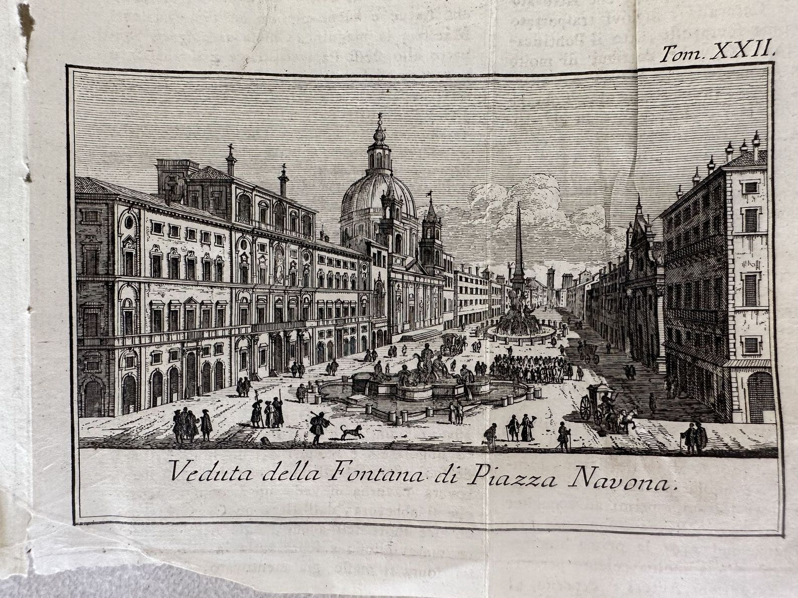 VEDUTA DELLA FONTANA DI PIAZZA NAVONA