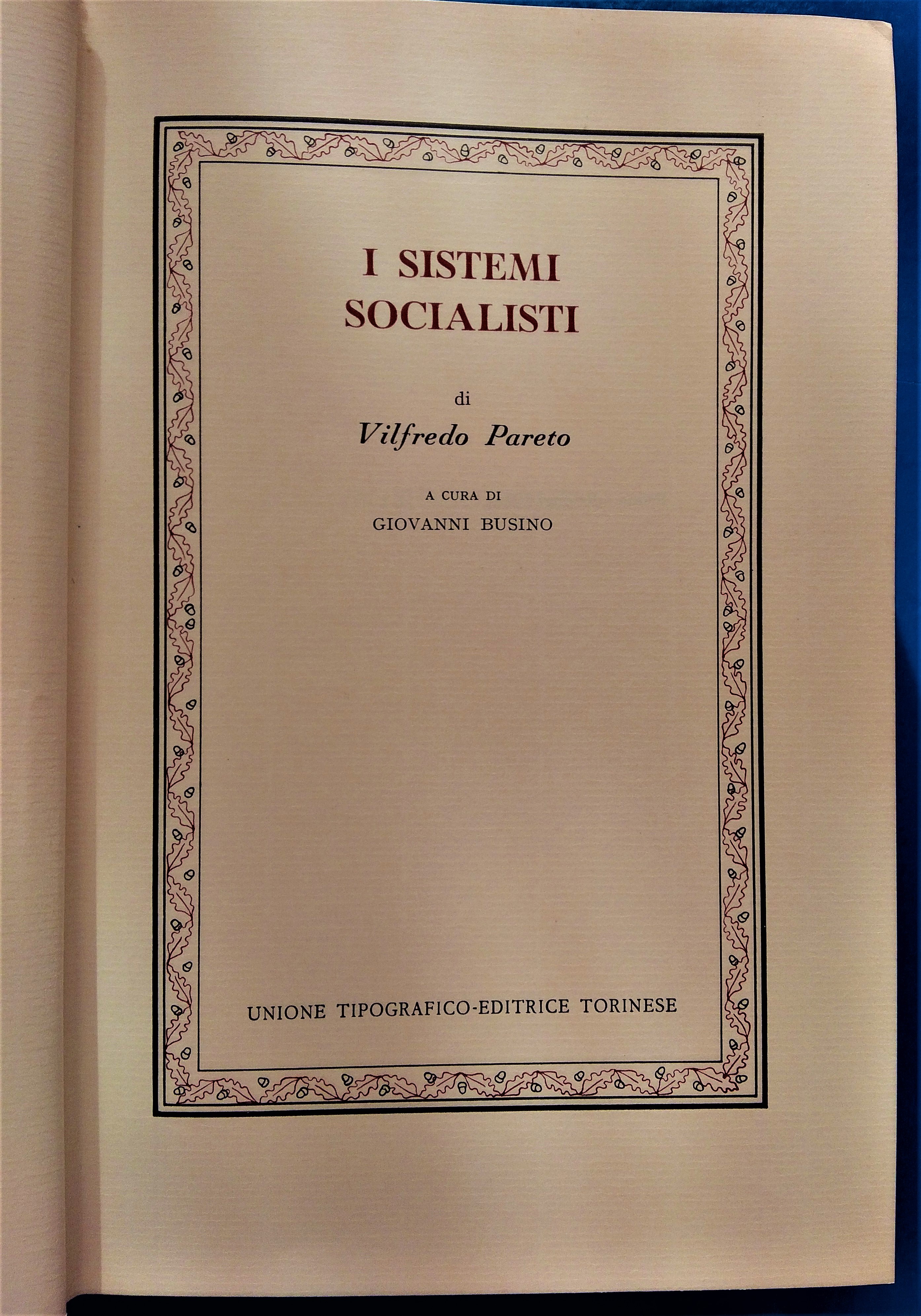 I sistemi socialisti. A cura di Giovanni Busino.