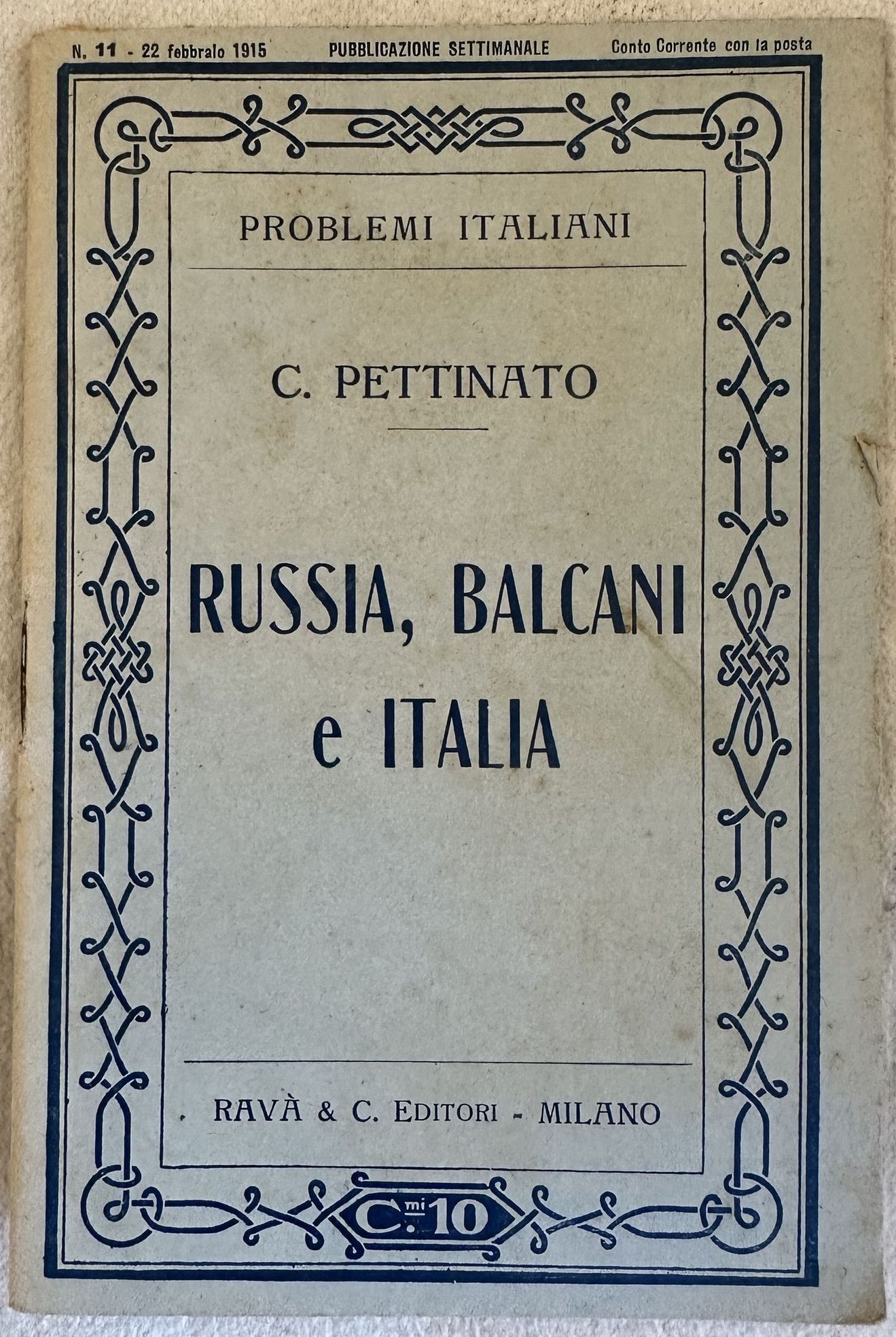 RUSSIA, BALCANI E ITALIA