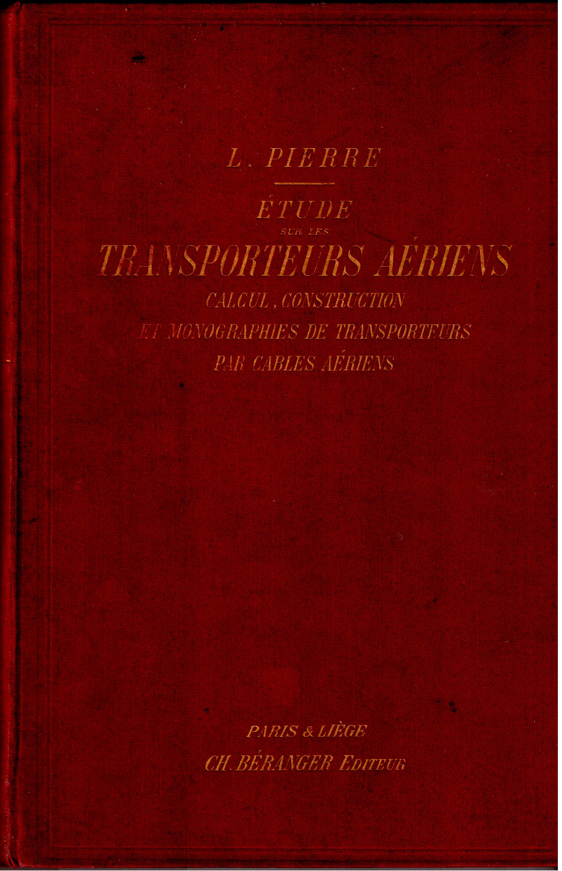 Etude sur les transporteurs aériens calcul,construction et monographies de transporteurs …