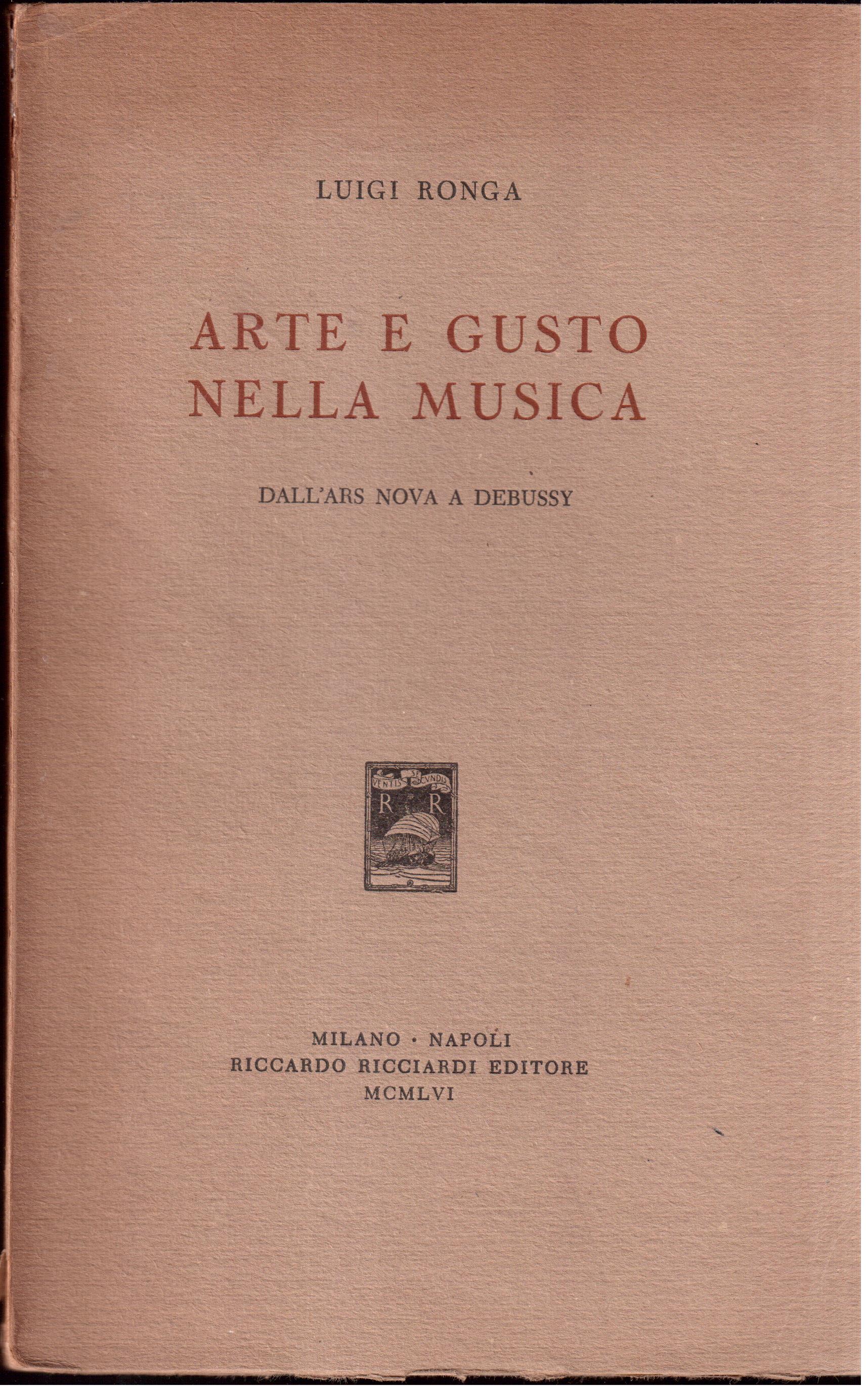 Arte e gusto nella musica Dall'Ars Nova a Debussy