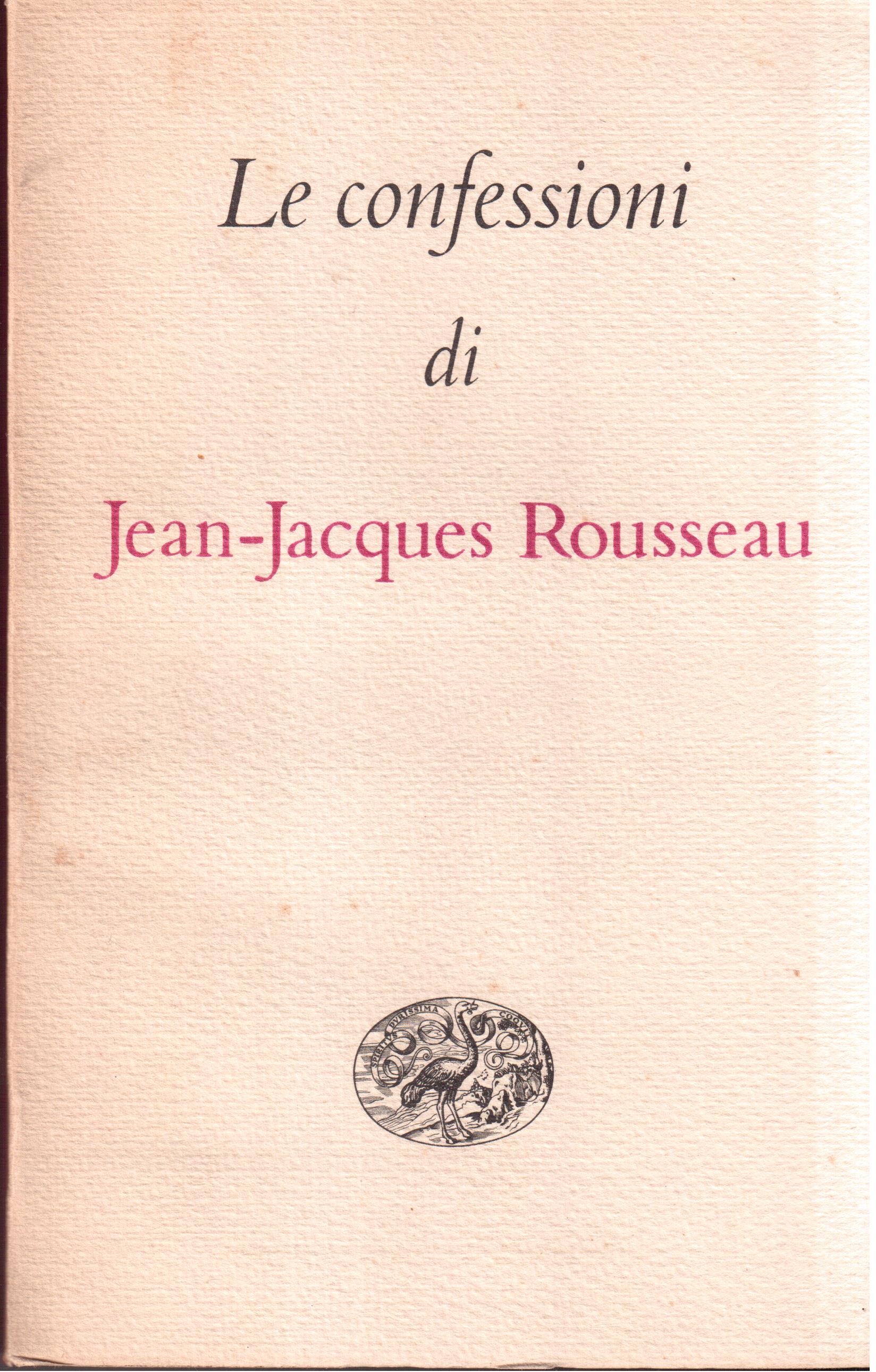 Le Confessioni Introduzione di Jean Guehenno - Traduzione di Michele …