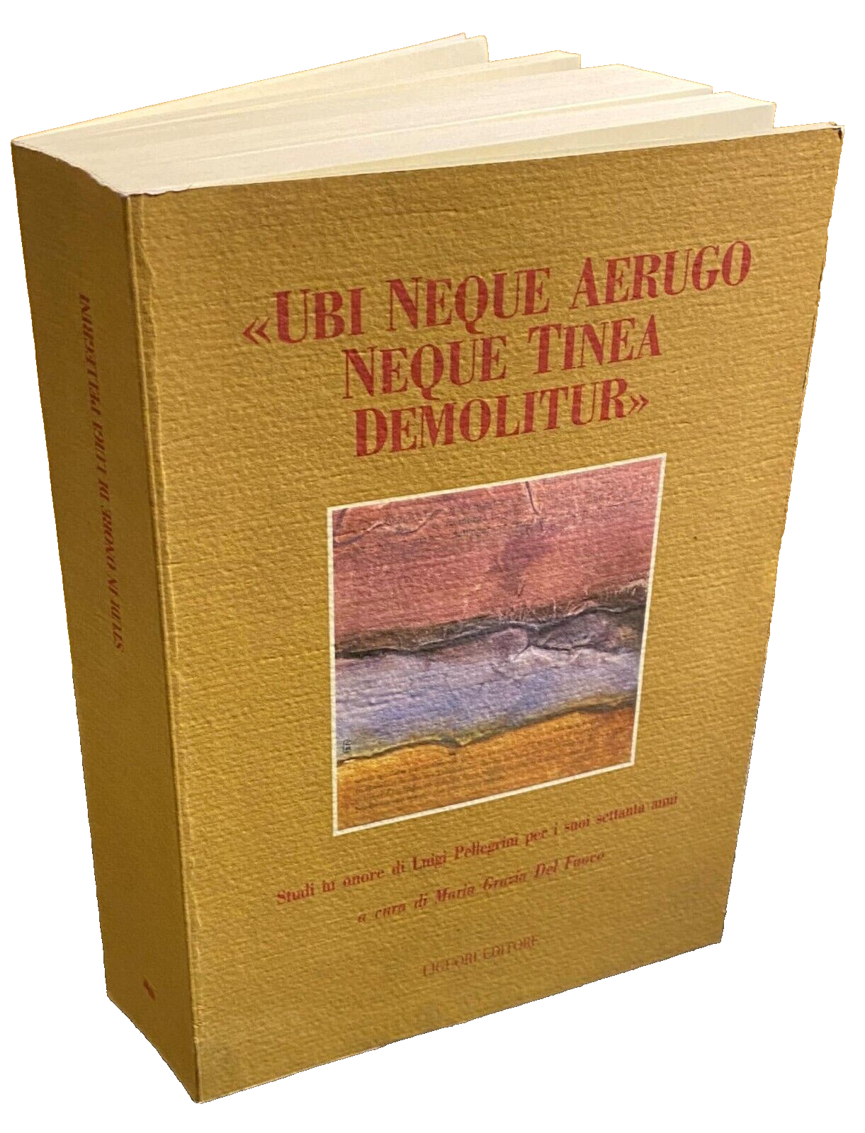 UBI NEQUE AERUGO NEQUE TINEA DEMOLITUR. STUDI IN ONORE DI …