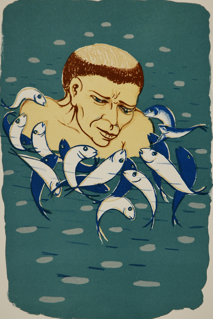 I Fioretti. Interpretati da litografie di Giuseppe Ajmone, Michele Cascella, …