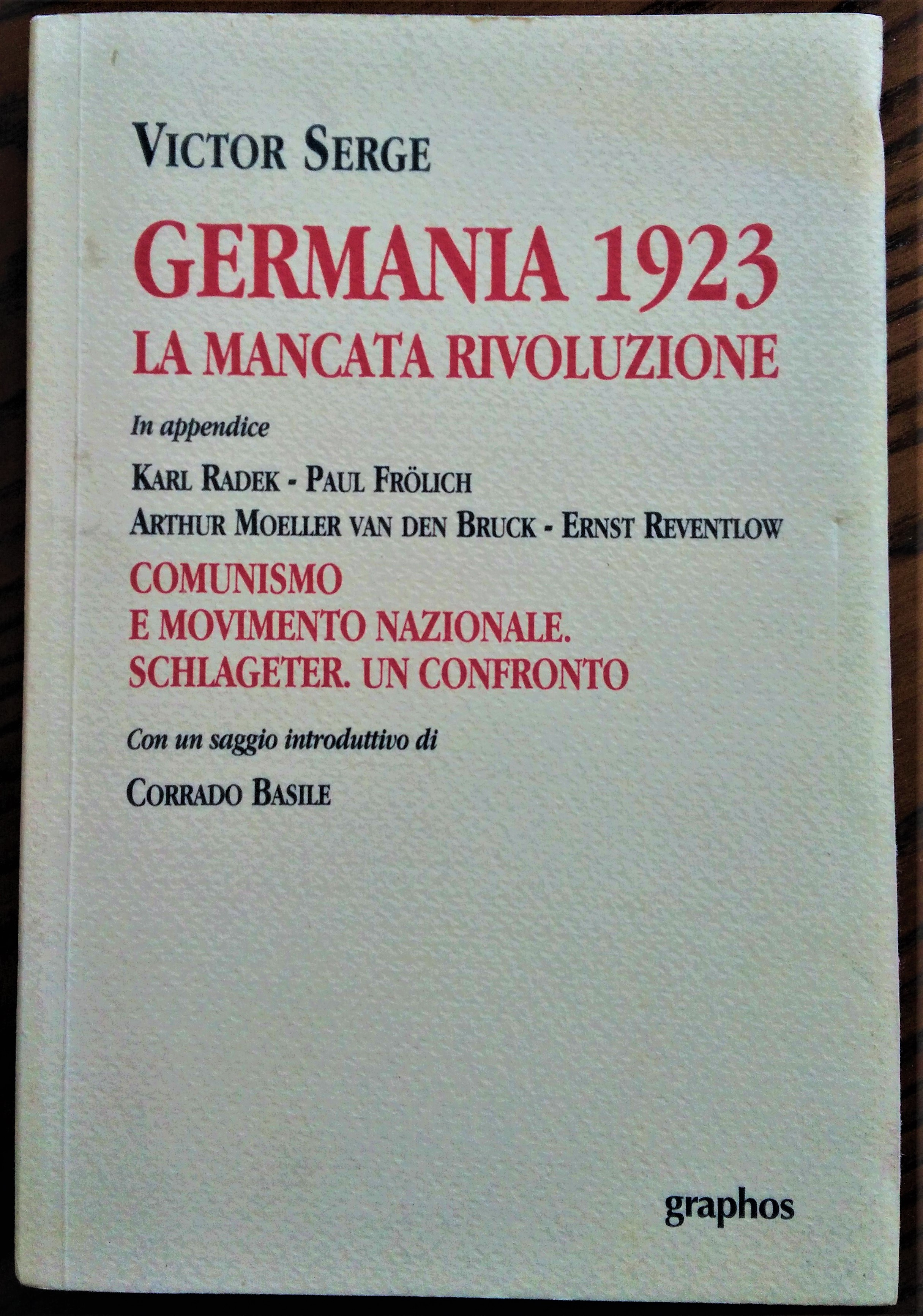 Germania 1923. La mancata rivoluzione.