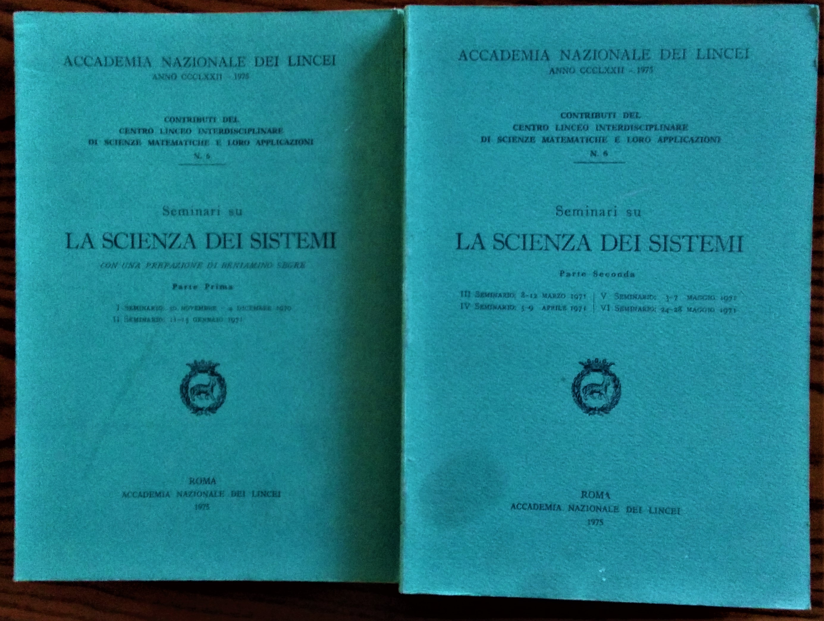 Seminari su La Scienza dei Sistemi. Con una prefazione di …