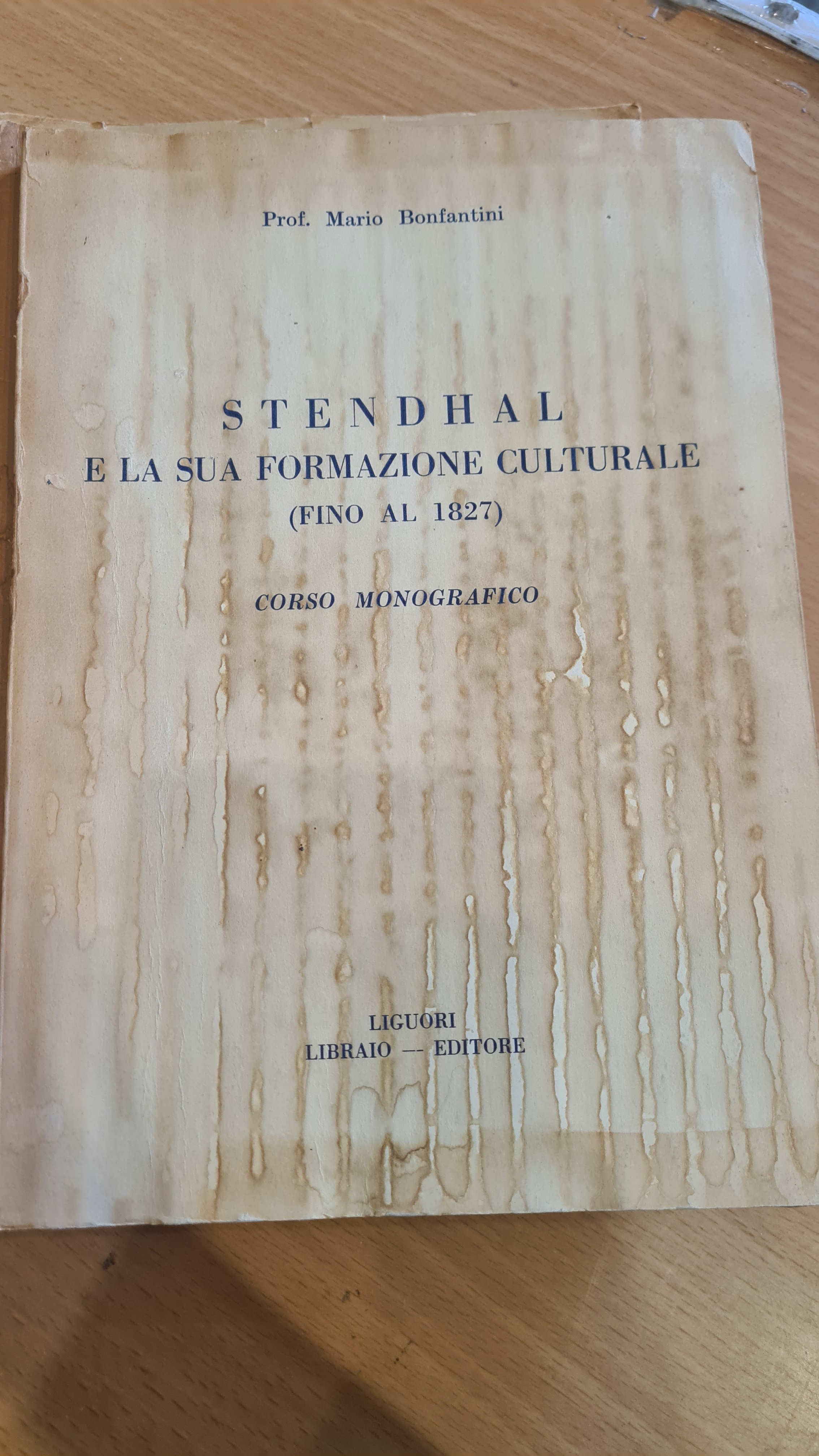 Stendhal e la sua formazione culturale fino al 1827