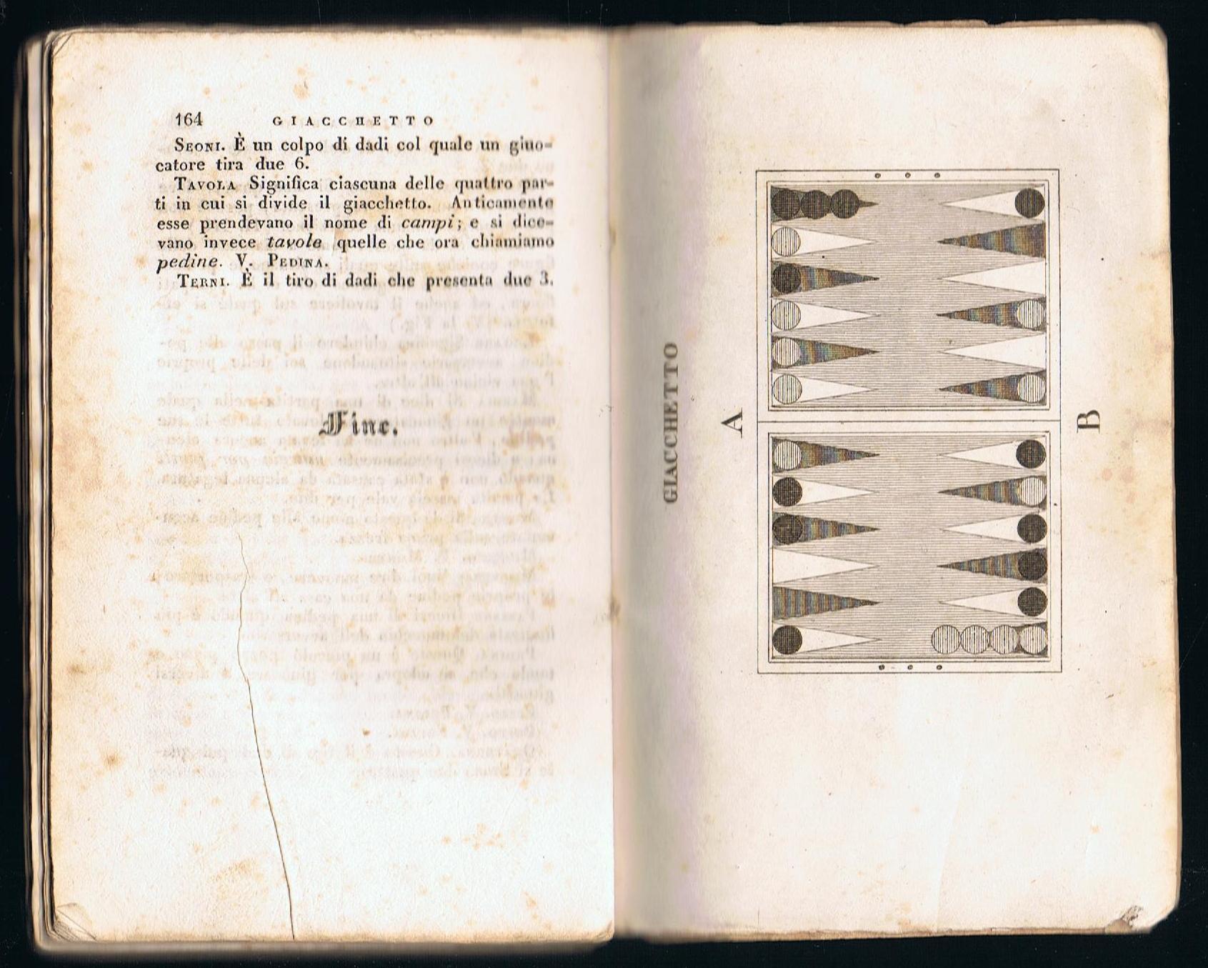 Trattato teorico-pratico dei Giuochi.Tressette, écarté, mercante in fiera e giacchetto