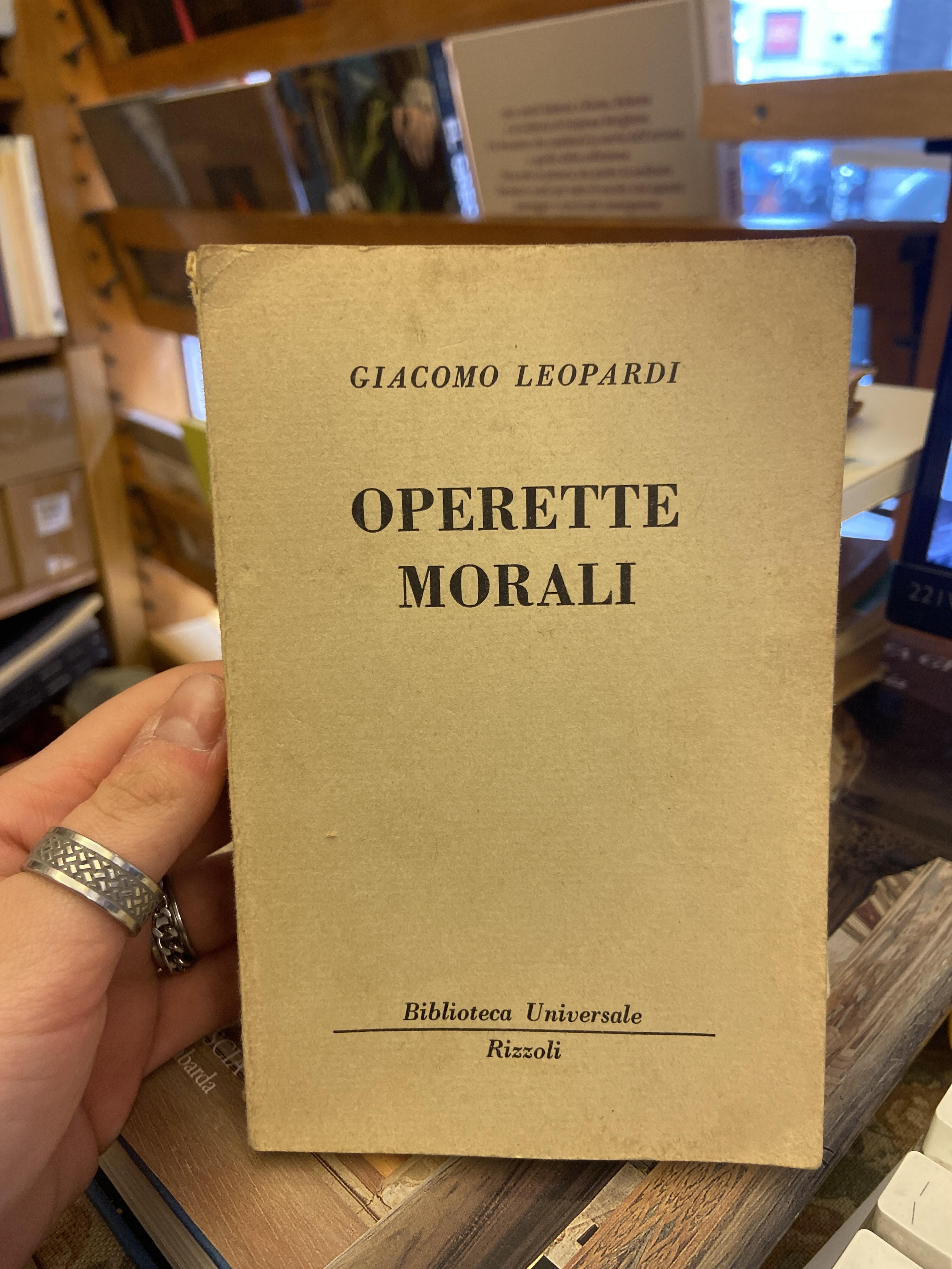 Operette morali.