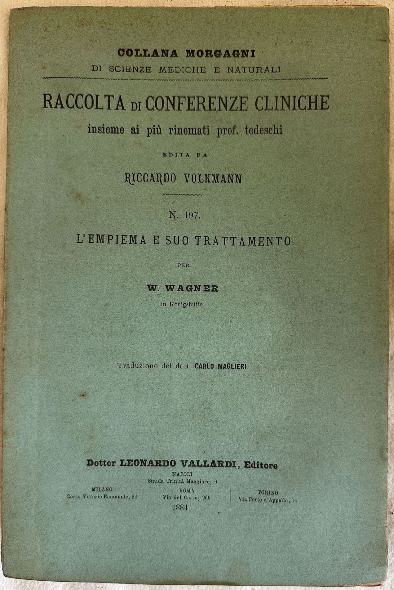 L'EMPIEMA E SUO TRATTAMENTO