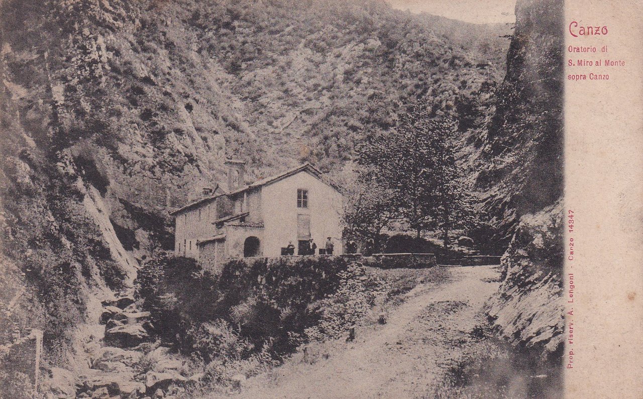 Cartolina Canzo (Como) - Oratorio di S. Miro al Monte …