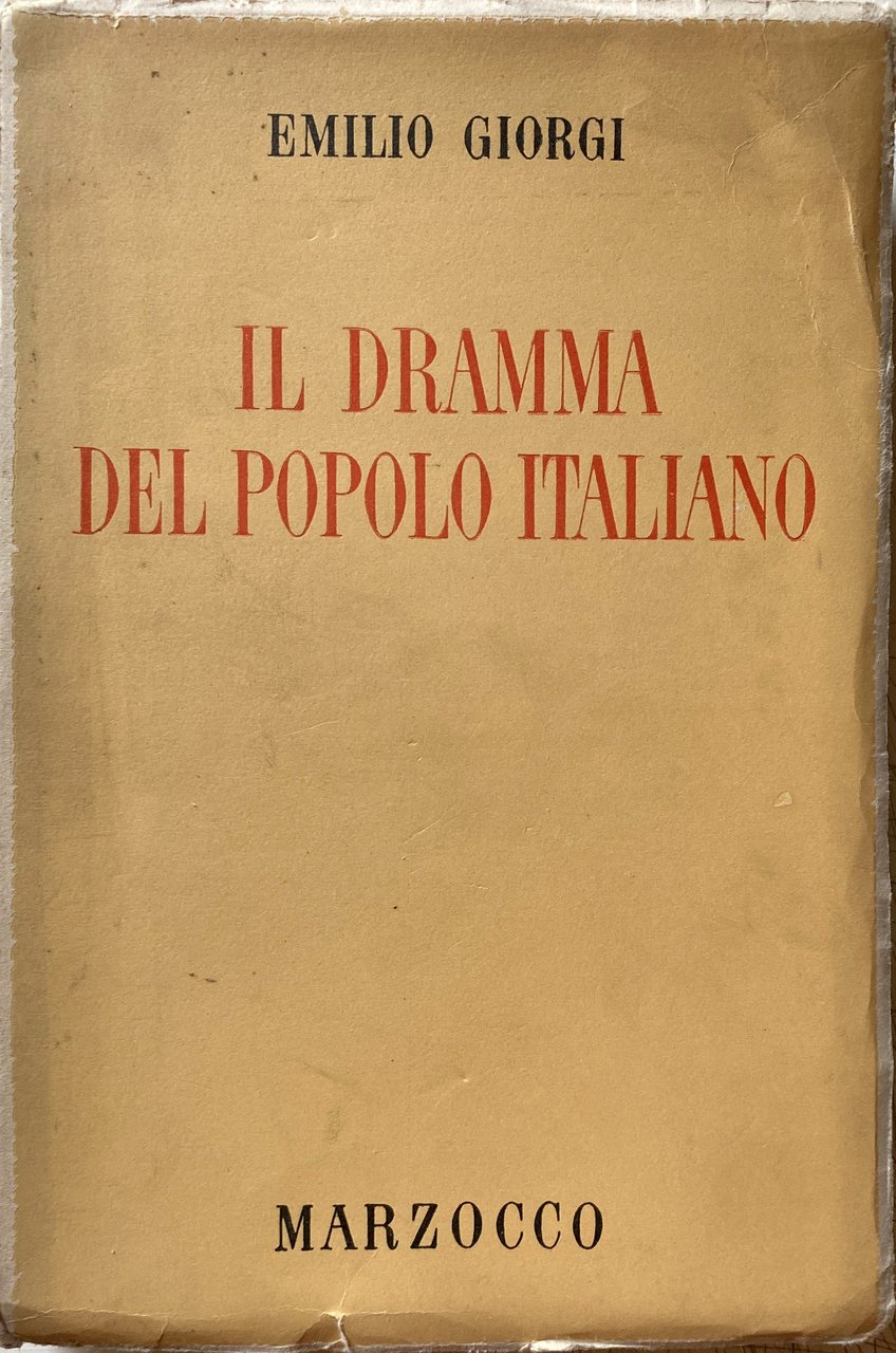 IL DRAMMA DEL POPOLO ITALIANO