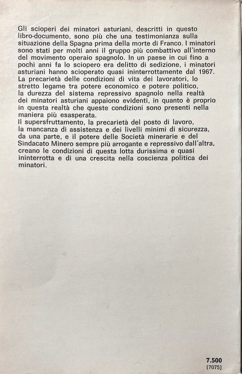 LA LOTTA DEI MINATORI ASTURIANI NELLA SPAGNA FRANCHISTA