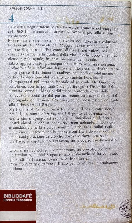 PRELUDIO ALLA RIVOLUZIONE. 1968-1979 STAGIONI DI CONFLITTI