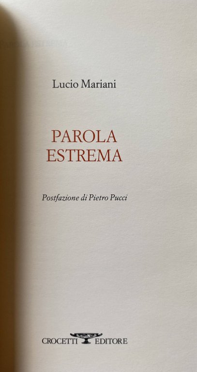 PAROLA ESTREMA