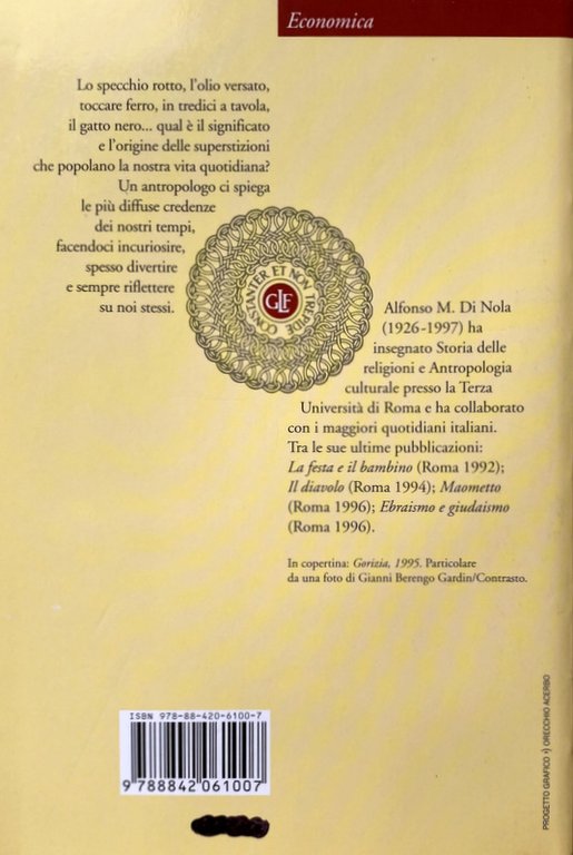 LO SPECCHIO E L'OLIO. LE SUPERSTIZIONI DEGLI ITALIANI