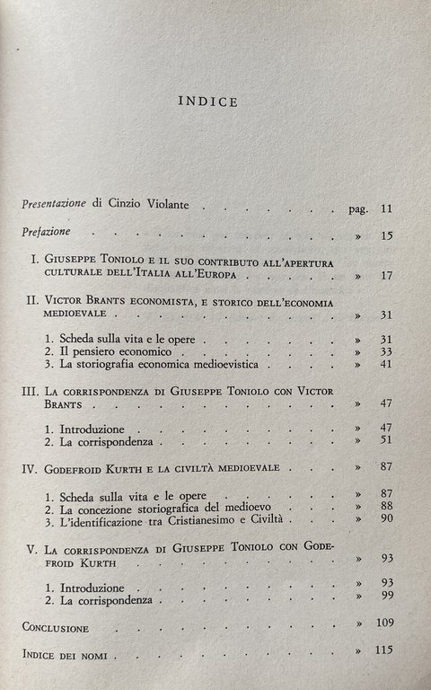 AGLI INIZI DELLA STORIOGRAFIA ECONOMICA MEDIOEVISTICA IN ITALIA. LA CORRISPONDENZA …