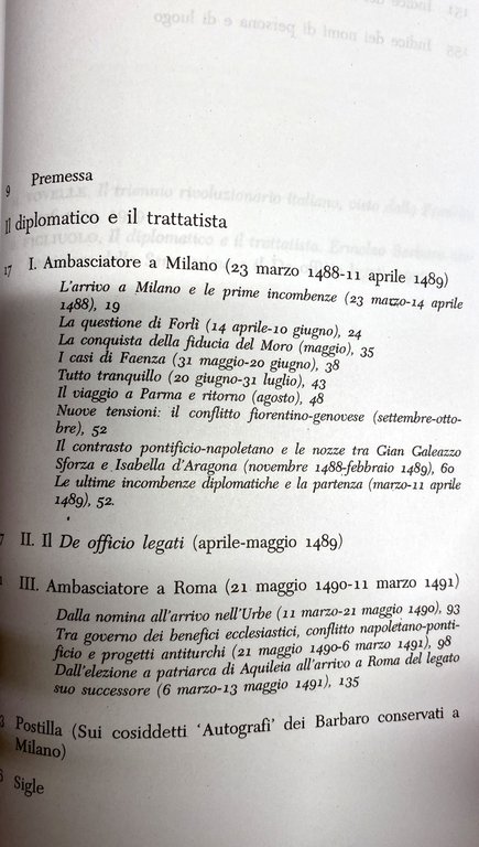 IL DIPLOMATICO E IL TRATTATISTA. ERMOLAO BARBARO AMBASCIATORE DELLA SERENISSIMA