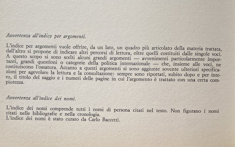 POLITICA INTERNAZIONALE: IL MONDO CONTEMPORANEO