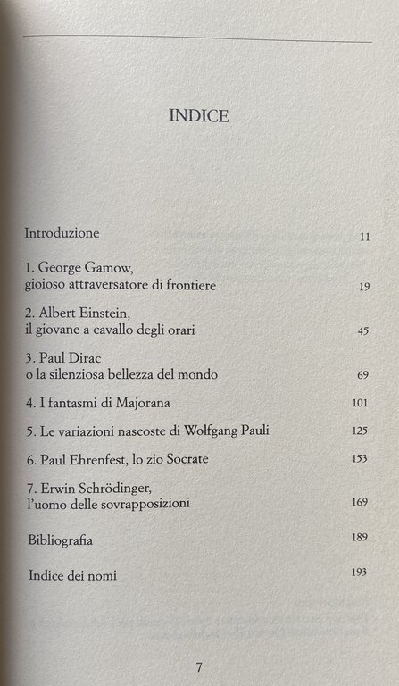 SETTE VOLTE LA RIVOLUZIONE. I GRANDI DELLA FISICA CONTEMPORANEA