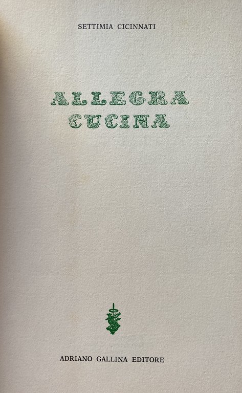 ALLEGRA CUCINA