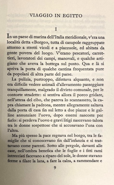 VIAGGIO IN EGITTO E ALTRE STORIE DI EMIGRANTI