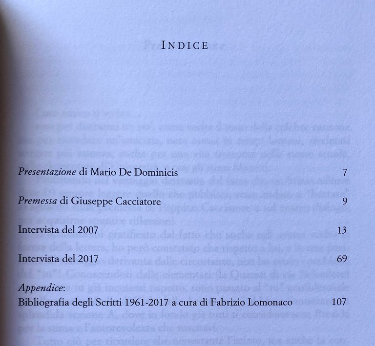 L'ESPERIENZA FILOSOFICA DI FULVIO TESSITORE IN FORMA DI DIALOGO. INTERVISTA …