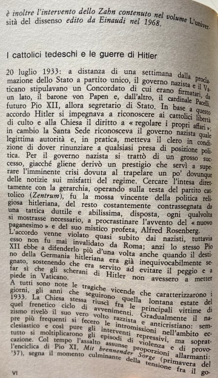 I CATTOLICI TEDESCHI E LE GUERRE DI HITLER