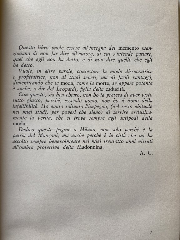 MANZONI IL CREDENTE | Immagine Gallery 10