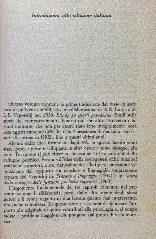 LA SCIMMIA, L'UOMO PRIMITIVO, IL BAMBINO. STUDI SULLA STORIA DEL …