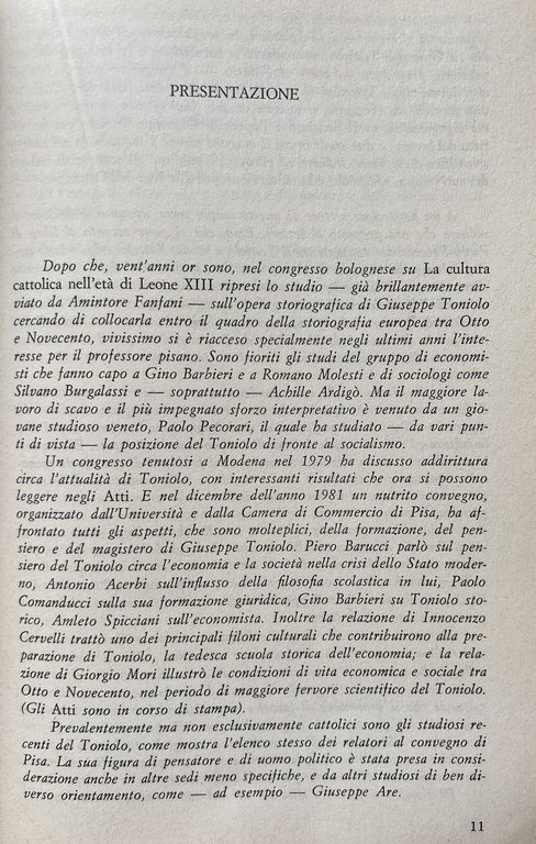 AGLI INIZI DELLA STORIOGRAFIA ECONOMICA MEDIOEVISTICA IN ITALIA. LA CORRISPONDENZA …