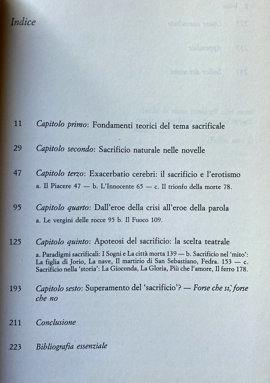 I SACRIFICI UMANI. D'ANNUNZIO ANTROPOLOGO E RITUALE