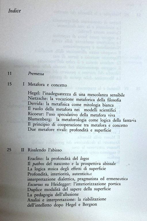 IL SAPERE DELLA SUPERFICIE DA NIETZSCHE A SIMMEL