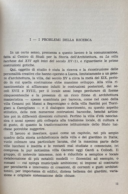 LA VILLA A LUCCA DAL XV AL XIX SECOLO CON …