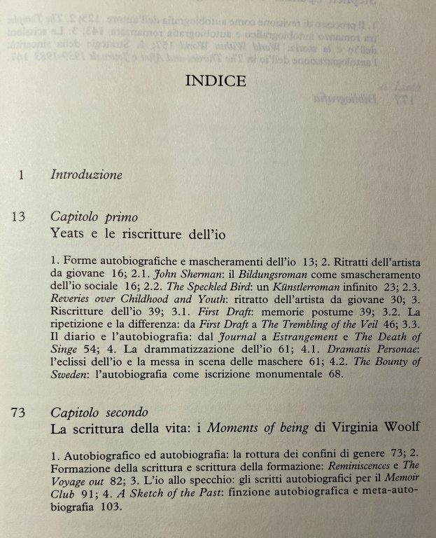 L'ARTISTA ALLO SPECCHIO. PERCORSI AUTOBIOGRAFICI NEL NOVECENTO INGLESE